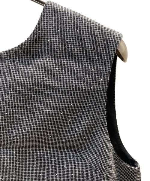 CADUNE（カデュネ）CADUNE (カデュネ) ノースリーブワンピース グレー サイズ:38の古着・服飾アイテム