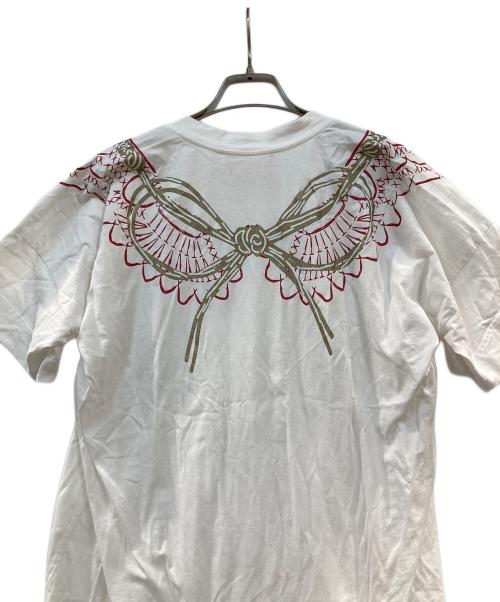 Vivienne Westwood（ヴィヴィアンウエストウッド）Vivienne Westwood (ヴィヴィアンウエストウッド) プリントワンピース ホワイト サイズ:00の古着・服飾アイテム