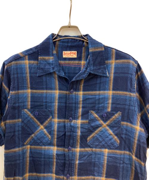 SUGAR CANE（シュガーケーン）SUGAR CANE (シュガーケーン) シャツ ネイビー サイズ:XLの古着・服飾アイテム