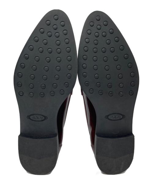 TOD'S（トッズ）TOD'S (トッズ) コインローファー バーガンディー サイズ:351/2の古着・服飾アイテム