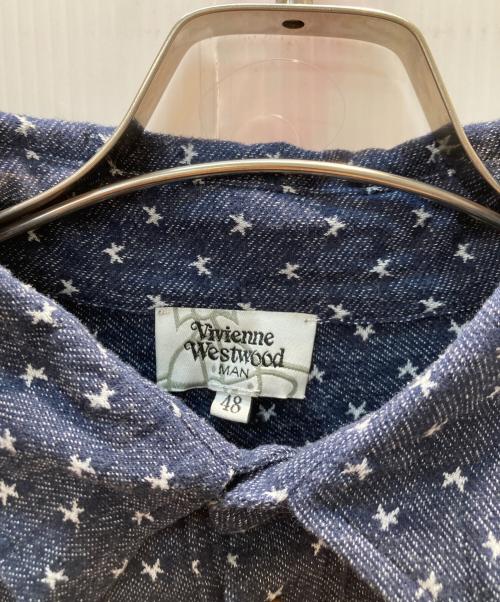 Vivienne Westwood（ヴィヴィアンウエストウッド）Vivienne Westwood (ヴィヴィアンウエストウッド) ポロシャツ ネイビー サイズ:48の古着・服飾アイテム