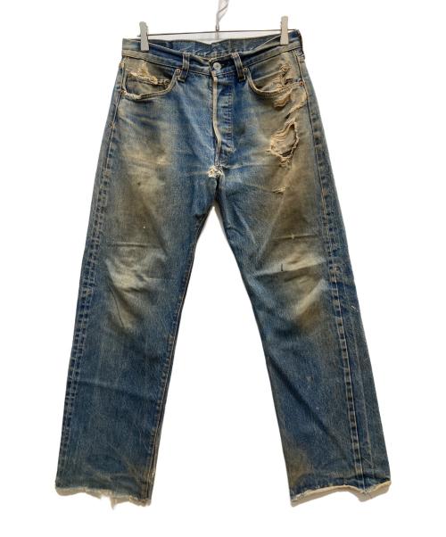 LEVI'S（リーバイス）LEVI'S (リーバイス) カットオフデニムパンツ インディゴ サイズ:83.5cm(W33)の古着・服飾アイテム