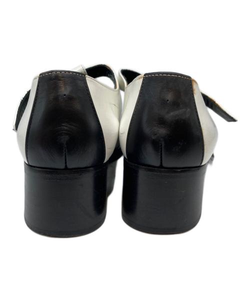 tricot COMME des GARCONS（トリココムデギャルソン）tricot COMME des GARCONS (トリココムデギャルソン) パンプス ブラック×ホワイト サイズ:23.5の古着・服飾アイテム