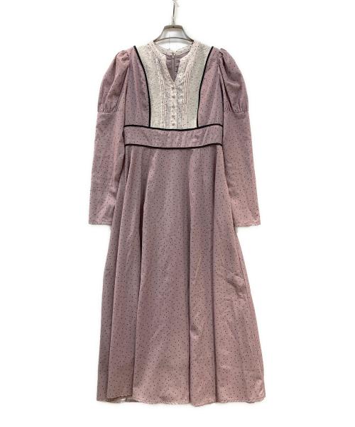 HER LIP TO（ハーリップトゥ）Her lip to (ハーリップトゥ) ワンピース ピンク サイズ:Sの古着・服飾アイテム