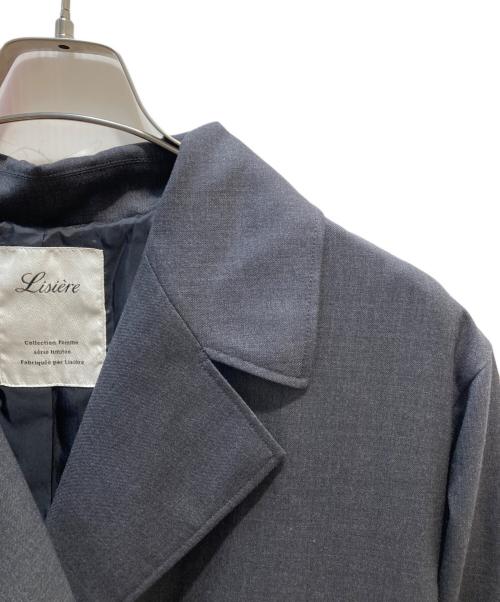 Lisiere（リジェール）Lisiere (リジェール) カシミヤ混ウールトレンチコート グレー サイズ:38の古着・服飾アイテム