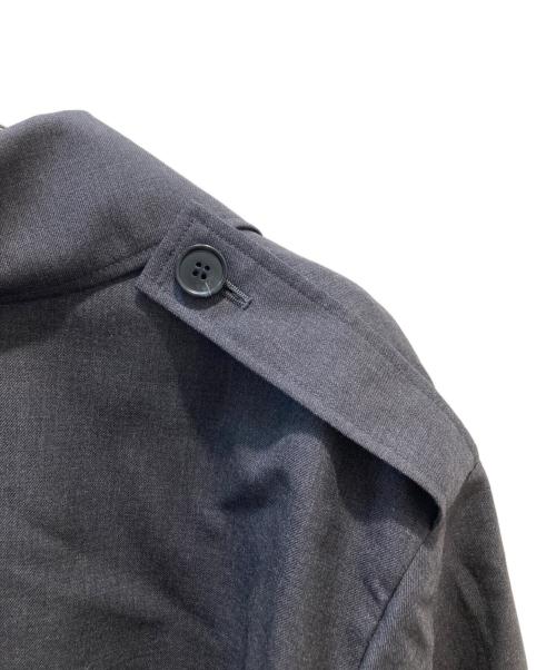 Lisiere（リジェール）Lisiere (リジェール) カシミヤ混ウールトレンチコート グレー サイズ:38の古着・服飾アイテム