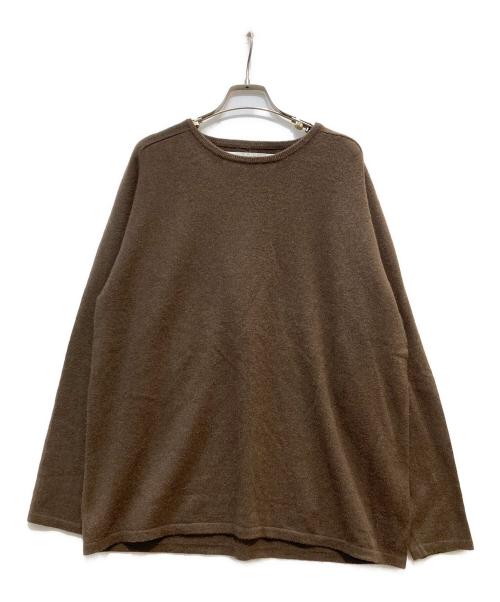 walenode（ウェルノード）walenode (ウェルノード) ヤクニット ブラウン サイズ:ーの古着・服飾アイテム