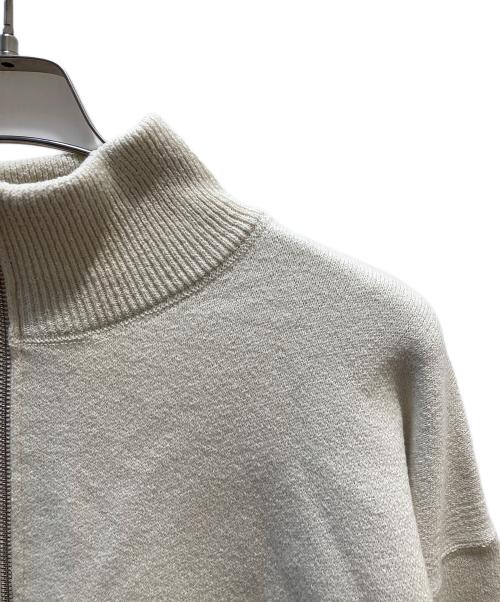 GALERIE VIE（ギャルリーヴィー）GALERIE VIE (ギャルリーヴィー) フリゼコットン ハーフジッププルオーバー ブラウン サイズ:Fの古着・服飾アイテム