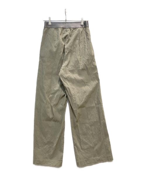 MUSE de Deuxieme Classe（ミューズ ドゥーズィエム クラス）MUSE de Deuxieme Classe (ミューズ ドゥーズィエム クラス) STRETCH TWILL タックパンツ グリーン サイズ:38の古着・服飾アイテム