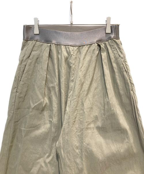 MUSE de Deuxieme Classe（ミューズ ドゥーズィエム クラス）MUSE de Deuxieme Classe (ミューズ ドゥーズィエム クラス) STRETCH TWILL タックパンツ グリーン サイズ:38の古着・服飾アイテム