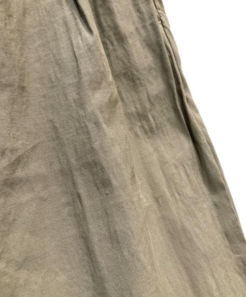 MUSE de Deuxieme Classe（ミューズ ドゥーズィエム クラス）MUSE de Deuxieme Classe (ミューズ ドゥーズィエム クラス) STRETCH TWILL タックパンツ グリーン サイズ:38の古着・服飾アイテム