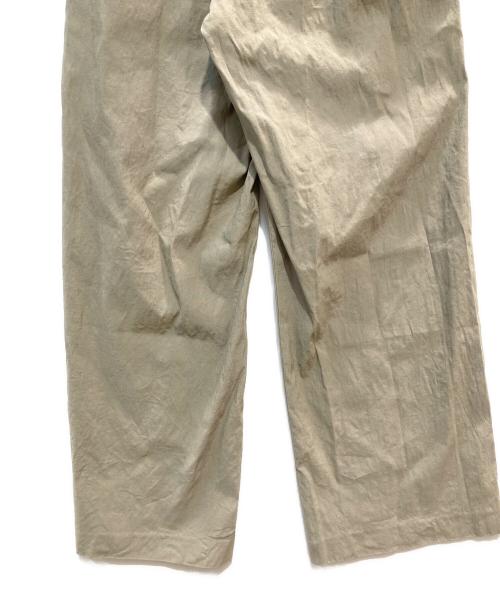 MUSE de Deuxieme Classe（ミューズ ドゥーズィエム クラス）MUSE de Deuxieme Classe (ミューズ ドゥーズィエム クラス) STRETCH TWILL タックパンツ グリーン サイズ:38の古着・服飾アイテム