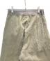 中古・古着 MUSE de Deuxieme Classe (ミューズ ドゥーズィエム クラス) STRETCH TWILL タックパンツ グリーン サイズ:38：8000円