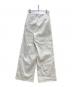 MUSE de Deuxieme Classe (ミューズ ドゥーズィエム クラス) STRETCH TWILL タックパンツ ホワイト サイズ:38：8000円