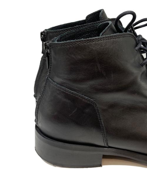 FABIO RUSCONI（ファビオルスコーニ）FABIO RUSCONI (ファビオルスコーニ) ショートブーツ ブラック サイズ:38の古着・服飾アイテム