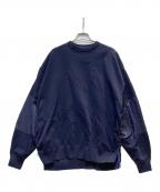 HeRIN.CYEヘリンドットサイ）の古着「Military boyfriend tops」｜ネイビー