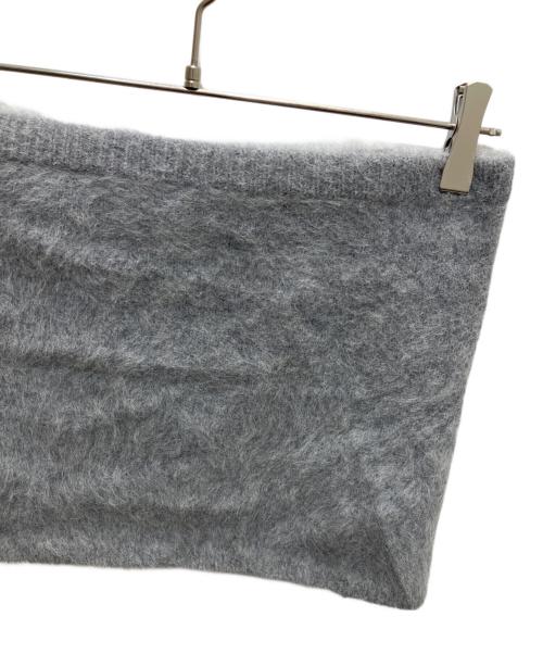 Spick and Span（スピック＆スパン）Spick and Span (スピック＆スパン) FOX混ニットビスチェ グレー サイズ:ーの古着・服飾アイテム