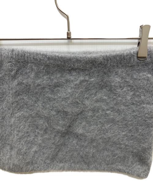 Spick and Span（スピック＆スパン）Spick and Span (スピック＆スパン) FOX混ニットビスチェ グレー サイズ:ーの古着・服飾アイテム