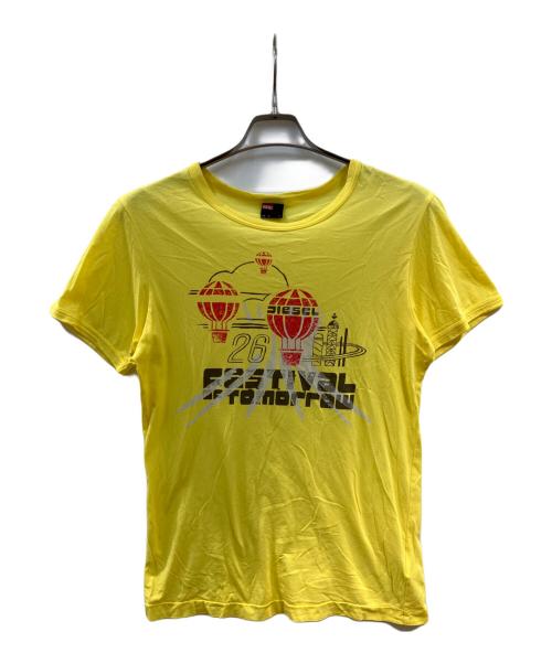 DIESEL（ディーゼル）DIESEL (ディーゼル) カットソー イエロー サイズ:Mの古着・服飾アイテム