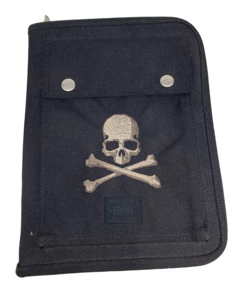 PORTER（ポーター）PORTER (ポーター) Mastermind JAPAN (マスターマインド ジャパン) タブレットケース ブラックの古着・服飾アイテム