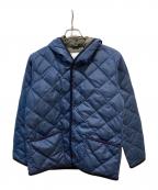 TAIONタイオン）の古着「キルティングダウンコート」｜ネイビー
