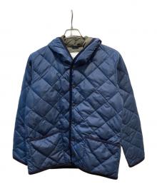 TAION（タイオン）の古着「キルティングダウンコート」｜ネイビー