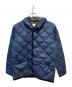 TAION（タイオン）の古着「キルティングダウンコート」｜ネイビー