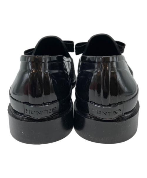 HUNTER（ハンター）HUNTER (ハンター) リファインドボウグロス ペニーローファー ブラック サイズ:5の古着・服飾アイテム