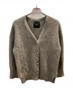journal standard L'essageジャーナルスタンダード レサージュ）の古着「FOX CASHMERE Vネックカーディガン」｜ベージュ