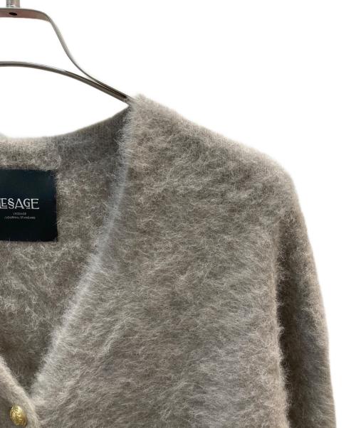 journal standard L'essage（ジャーナルスタンダード レサージュ）journal standard L'essage (ジャーナルスタンダード レサージュ) FOX CASHMERE Vネックカーディガン ベージュ サイズ:-の古着・服飾アイテム