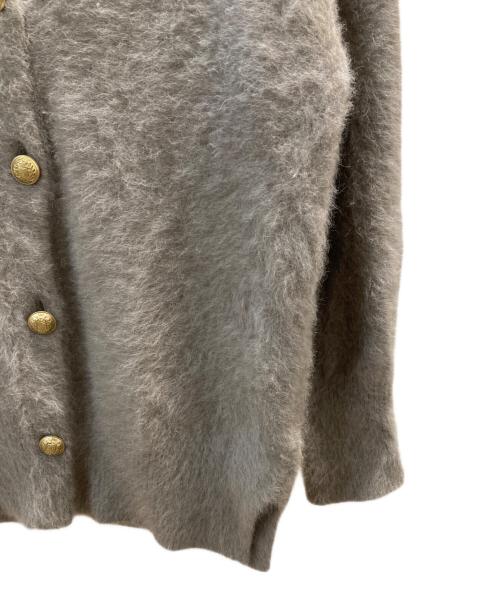 journal standard L'essage（ジャーナルスタンダード レサージュ）journal standard L'essage (ジャーナルスタンダード レサージュ) FOX CASHMERE Vネックカーディガン ベージュ サイズ:-の古着・服飾アイテム