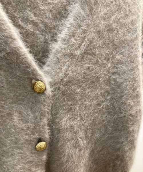 journal standard L'essage（ジャーナルスタンダード レサージュ）journal standard L'essage (ジャーナルスタンダード レサージュ) FOX CASHMERE Vネックカーディガン ベージュ サイズ:-の古着・服飾アイテム