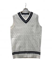 Orobianco（オロビアンコ）の古着「ニットベスト」｜ホワイト