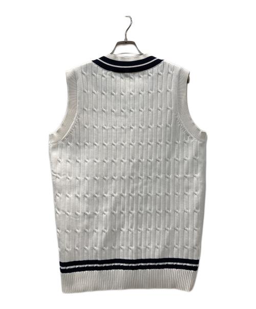 Orobianco（オロビアンコ）Orobianco (オロビアンコ) ニットベスト ホワイト サイズ:Lの古着・服飾アイテム