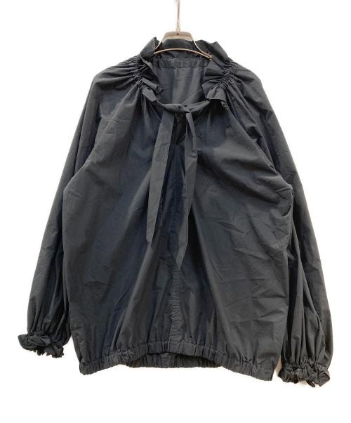 journal standard L'essage（ジャーナルスタンダード レサージュ）journal standard L'essage (ジャーナルスタンダード レサージュ) CPリボンブラウス ブラック サイズ:ーの古着・服飾アイテム