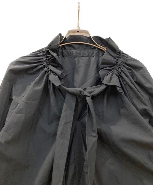 journal standard L'essage（ジャーナルスタンダード レサージュ）journal standard L'essage (ジャーナルスタンダード レサージュ) CPリボンブラウス ブラック サイズ:ーの古着・服飾アイテム