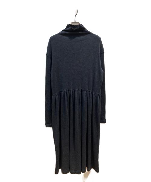 VERMEIL par iena（ヴェルメイユ パー イエナ）VERMEIL par iena (ヴェルメイユ パー イエナ) ウールテレコイージーマキシドレス グレー サイズ:-の古着・服飾アイテム