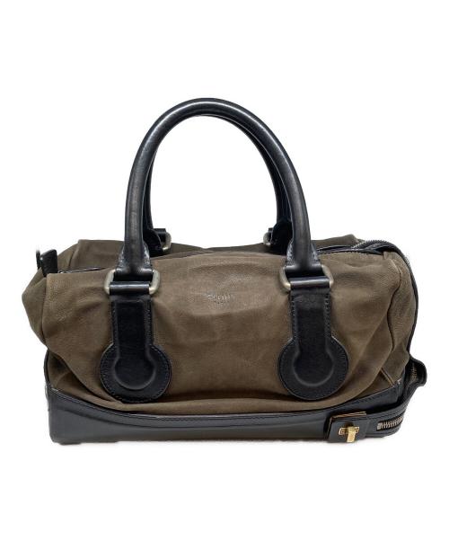 CELINE（セリーヌ）CELINE (セリーヌ) ミニボストンバッグ ブラウンの古着・服飾アイテム