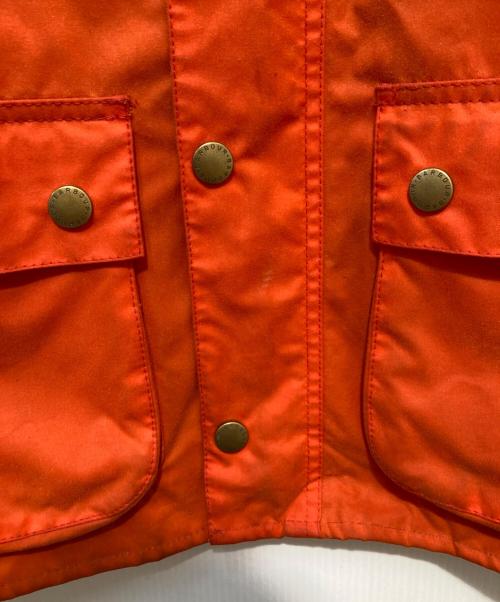 Barbour（バブアー）Barbour (バブアー) B-SHOP (ビショップ) 別注 BLYTH WAX オイルドジャケット オレンジ サイズ:Mの古着・服飾アイテム