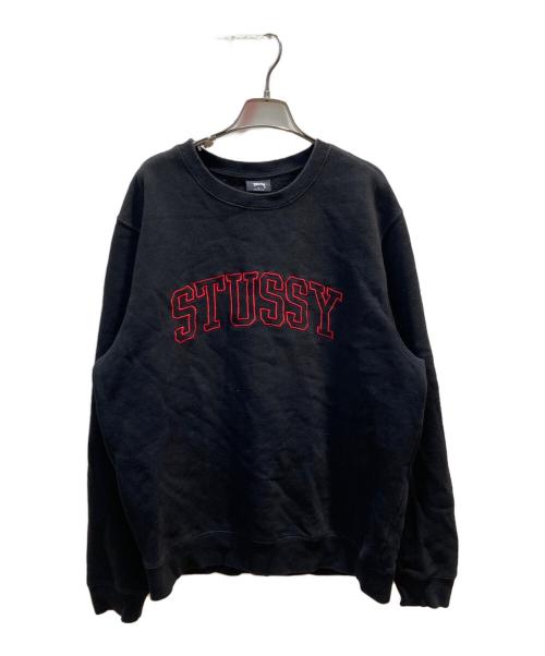 stussy（ステューシー）stussy (ステューシー) スウェット ブラック サイズ:Lの古着・服飾アイテム