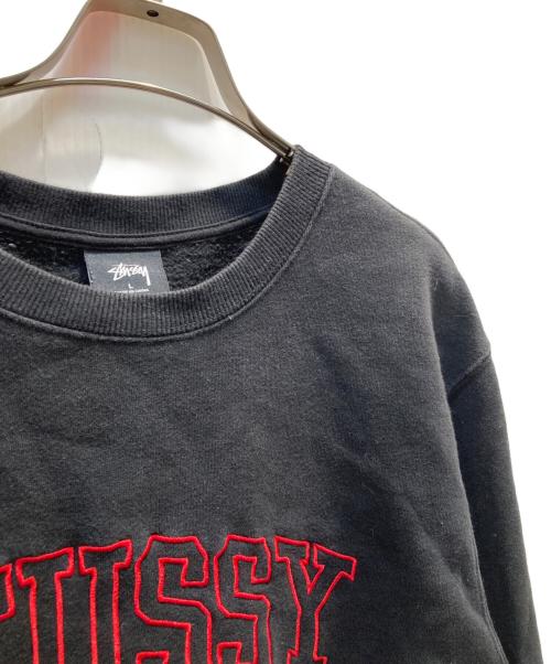 stussy（ステューシー）stussy (ステューシー) スウェット ブラック サイズ:Lの古着・服飾アイテム