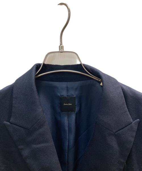 Spick and Span（スピック＆スパン）Spick and Span (スピックアンドスパン) ダブルクロスピークドラペルジャケット ネイビー サイズ:36の古着・服飾アイテム