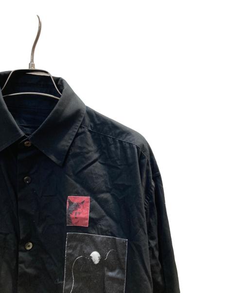 th products（ティーエイチプロダクツ）th products (ティーエイチプロダクツ) パッチシャツ ブラック サイズ:1の古着・服飾アイテム