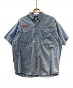 Columbiaコロンビア）の古着「フィッシングシャツ」｜スカイブルー