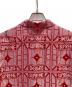 中古・古着 Supreme (シュプリーム) tray jacquard s/s shirt レッド サイズ:Ｍ：12000円