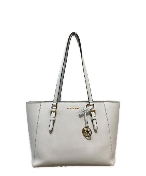 MICHAEL KORS（マイケル・コース）MICHAEL KORS (マイケル・コース) CHARLOTTE 3 IN 1 トート ラージ ベージュの古着・服飾アイテム
