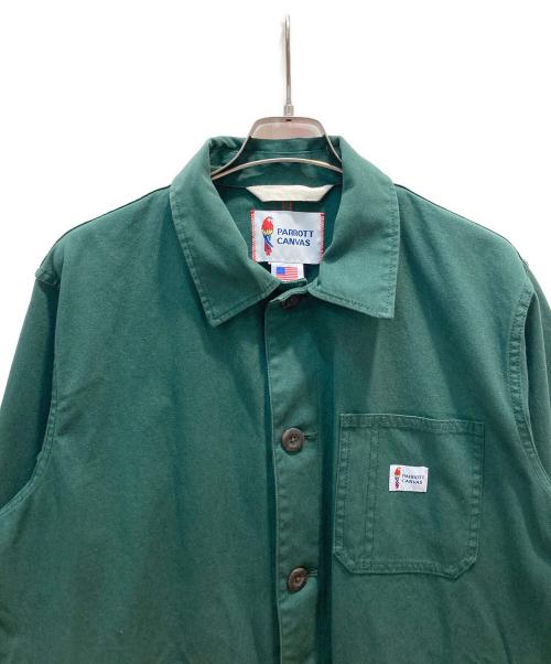 Parrott Canvas（パロットキャンバス）Parrott Canvas (パロットキャンバス) コート グリーン サイズ:ーの古着・服飾アイテム