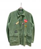 ーー）の古着「ミリタリージャケット」｜グリーン