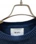 中古・古着 WTAPS (ダブルタップス) CREW NECK SWEATER ネイビー サイズ:3：12000円