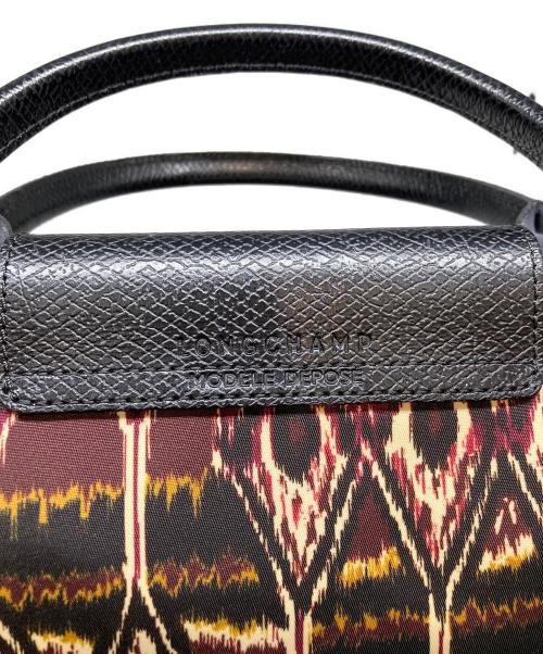 LONGCHAMP（ロンシャン）LONGCHAMP (ロンシャン) 2wayナイロントート ボルドーの古着・服飾アイテム